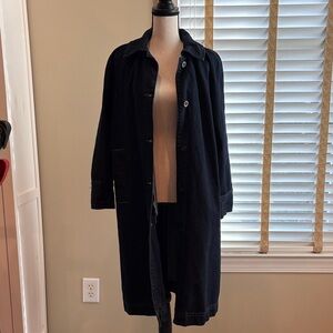 Old Navy denim Long Barn Coat